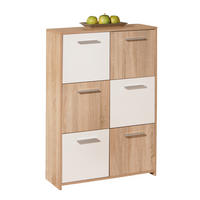 KOMMODE Eiche Dekor - Eiche Wotan, Holzwerkstoff (77/115/30cm) - ebuy24