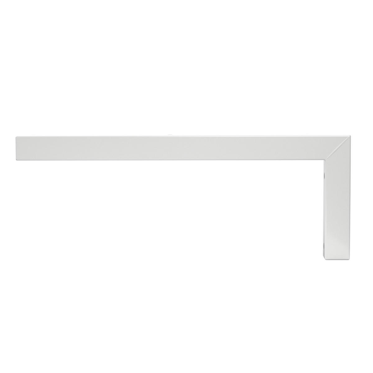 REGALHALTERUNG - Weiß, Metall (15/3/40cm) - ML-DESIGN