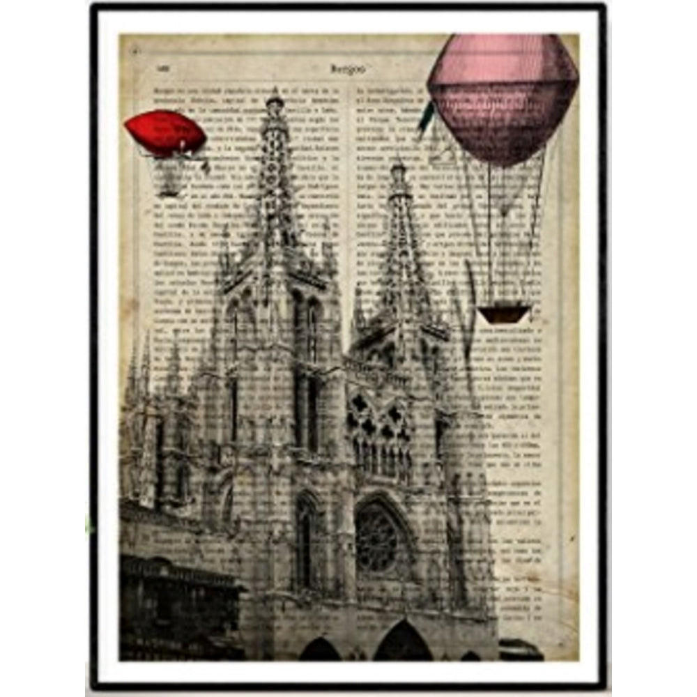 POSTER Vintage Von Burgos. A4 Rahmenlos - Klar, Papier (29.7/5/21cm) - Nacnic