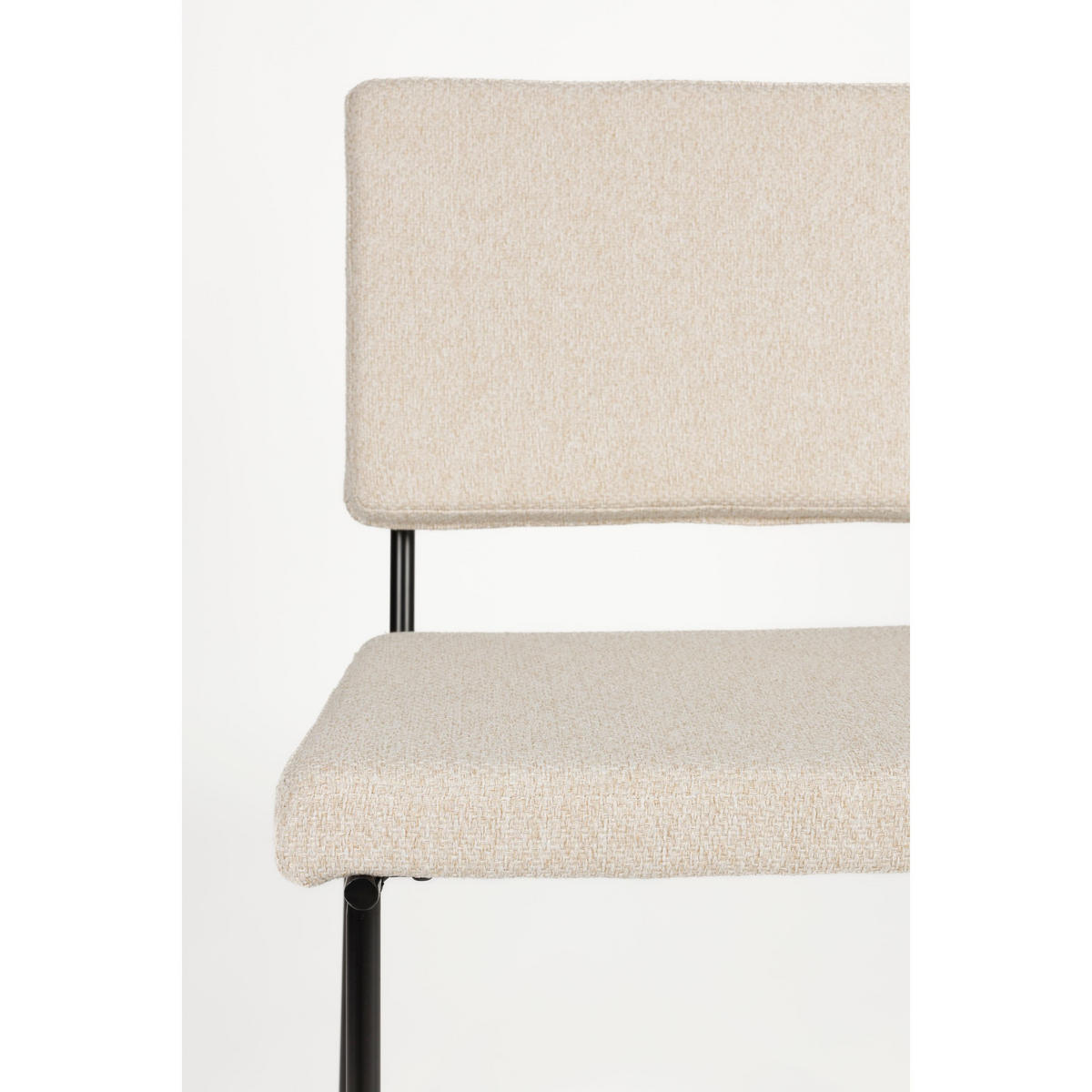 ESSZIMMERSTUHL Fellow Creme/ Weiß - 2 er Set - Creme, Kunststoff (47.5/85/60cm) - Zuiver