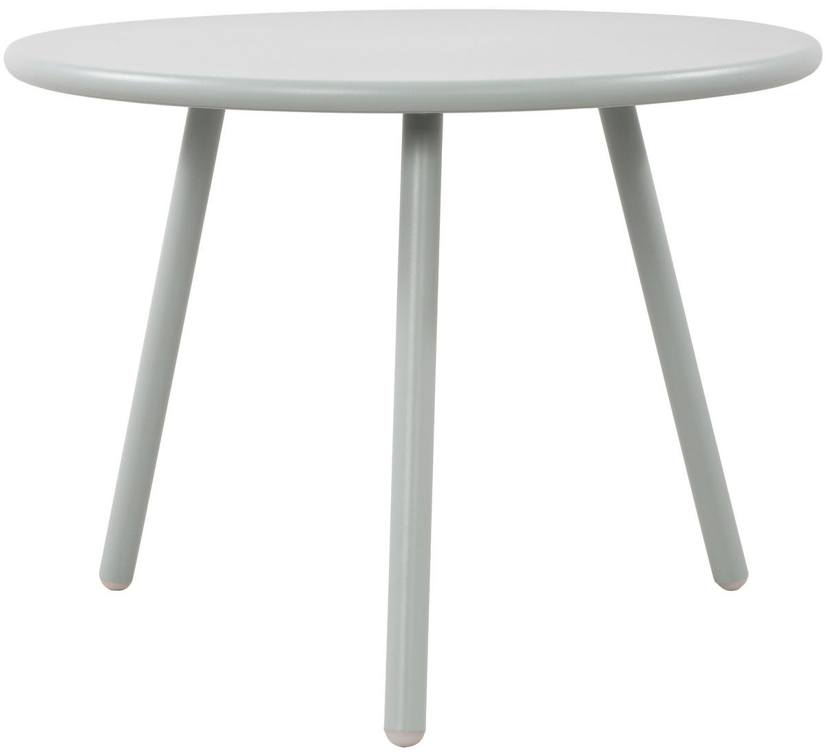 COUCHTISCH rund 60 cm Kunststoff türkis - Türkis, Kunststoff/Metall (60/60/45cm) - CLP