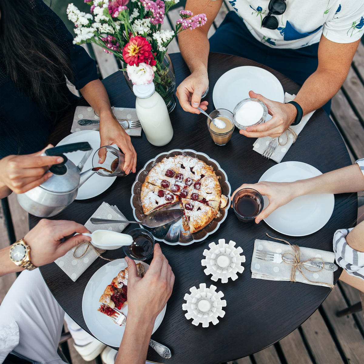 2xTEELICHTHALTER - Weiß, Metall (6cm) - Relaxdays