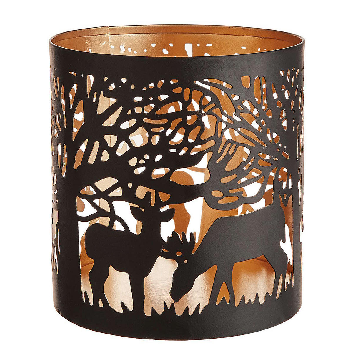 WINDLICHT Luminous - Schwarz, Metall (10/10/10cm) - Butlers