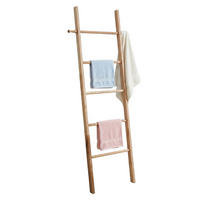 LESTEV naravna iz orehovega lesa 170/43/4 cm - svetlo rjava, les (43/170/4cm) - Relaxdays