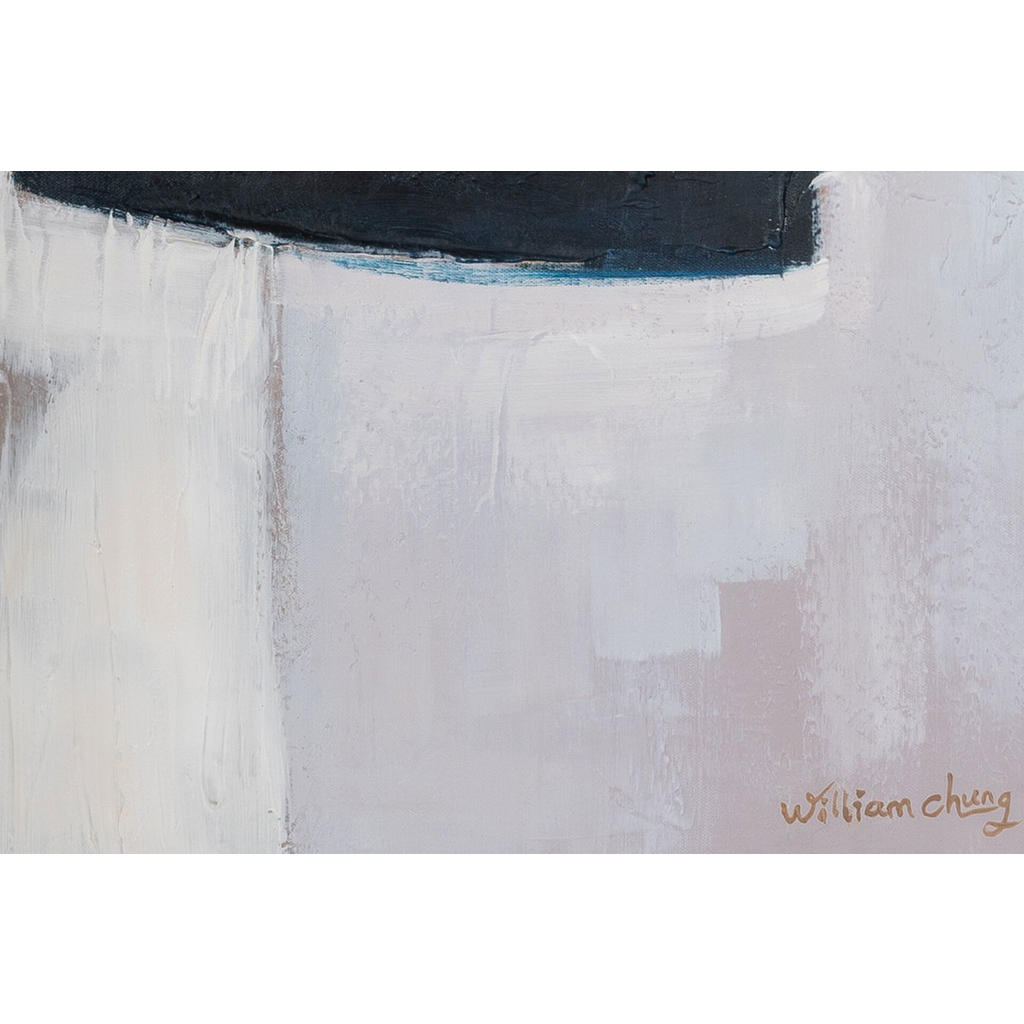 Thumbnail - Kunstloft Acrylbild, Schwarz, Beige, Textil, Holz, 75x100 cm, Bilder und Zubehör, Wandbilder, Leinwandbilder