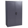 AKTENSCHRANK 140x90x40cm 2 Türen abschließbar Metall Dunkelgrau - Dunkelgrau, Metall (90/140/40cm) - PROREGAL
