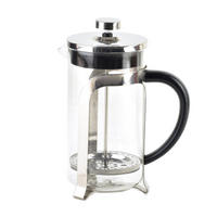 KAFFEEBEREITER Anne Silber 13.5/13.5/23 cm Glas - Silberfarben, Glas (13.5/23/13.5cm) - Mondex