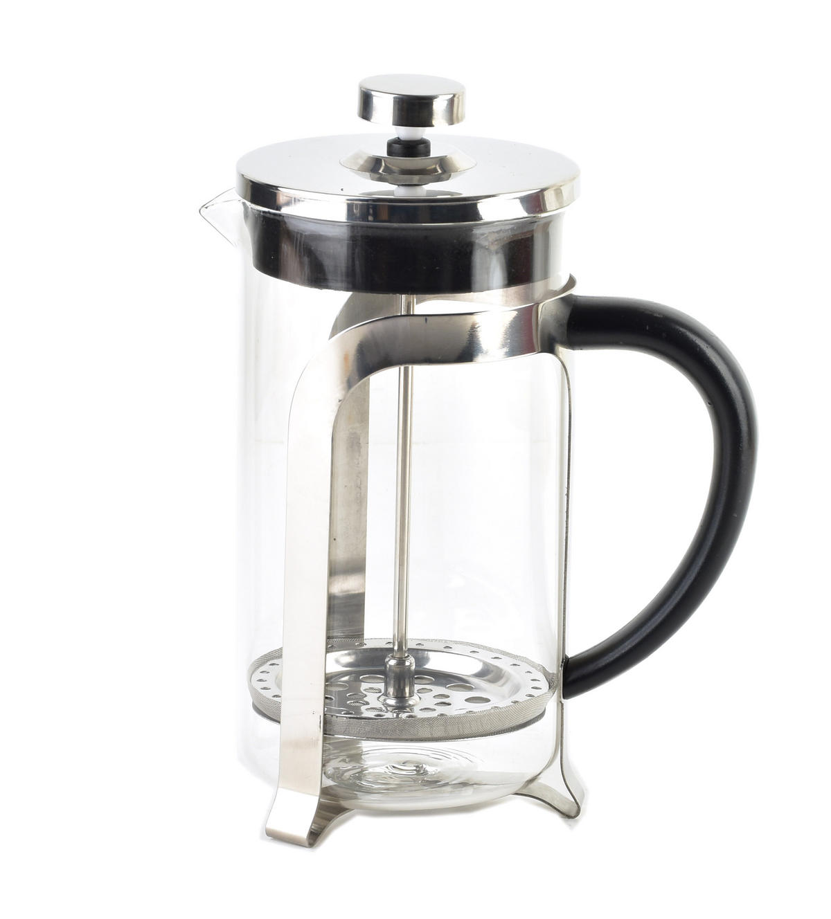 KAFFEEBEREITER Anne Silber 13.5/13.5/23 cm Glas - Silberfarben, Glas (13.5/23/13.5cm) - Mondex