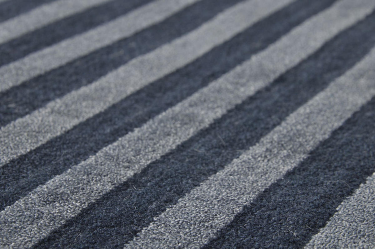 HANDWEBTEPPICH Miami 190x290 cm - Blau, Textil (190/290cm) - THEKO