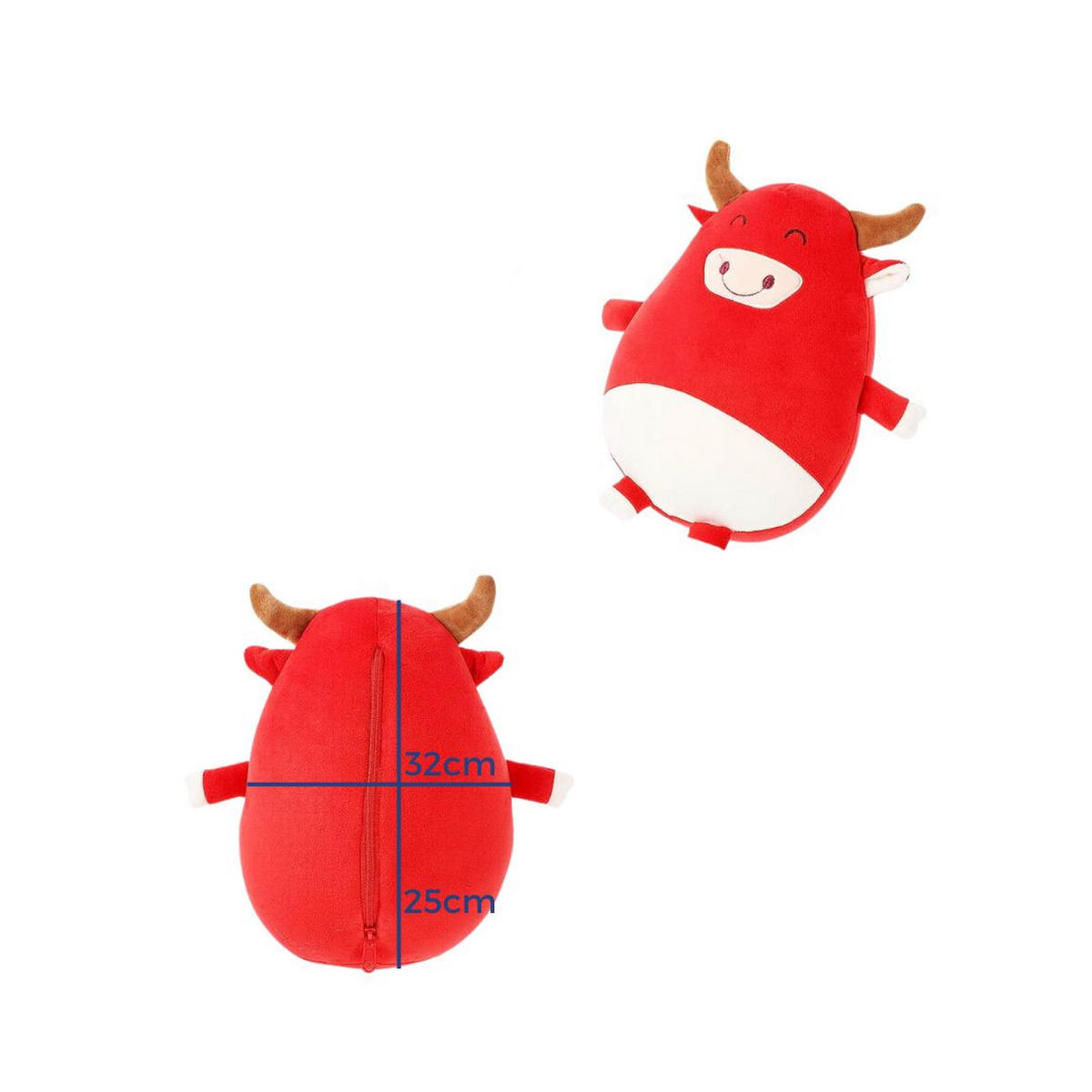 REISEKISSEN - Bul - Rot, Textil (32/25cm) - KomfortKissen