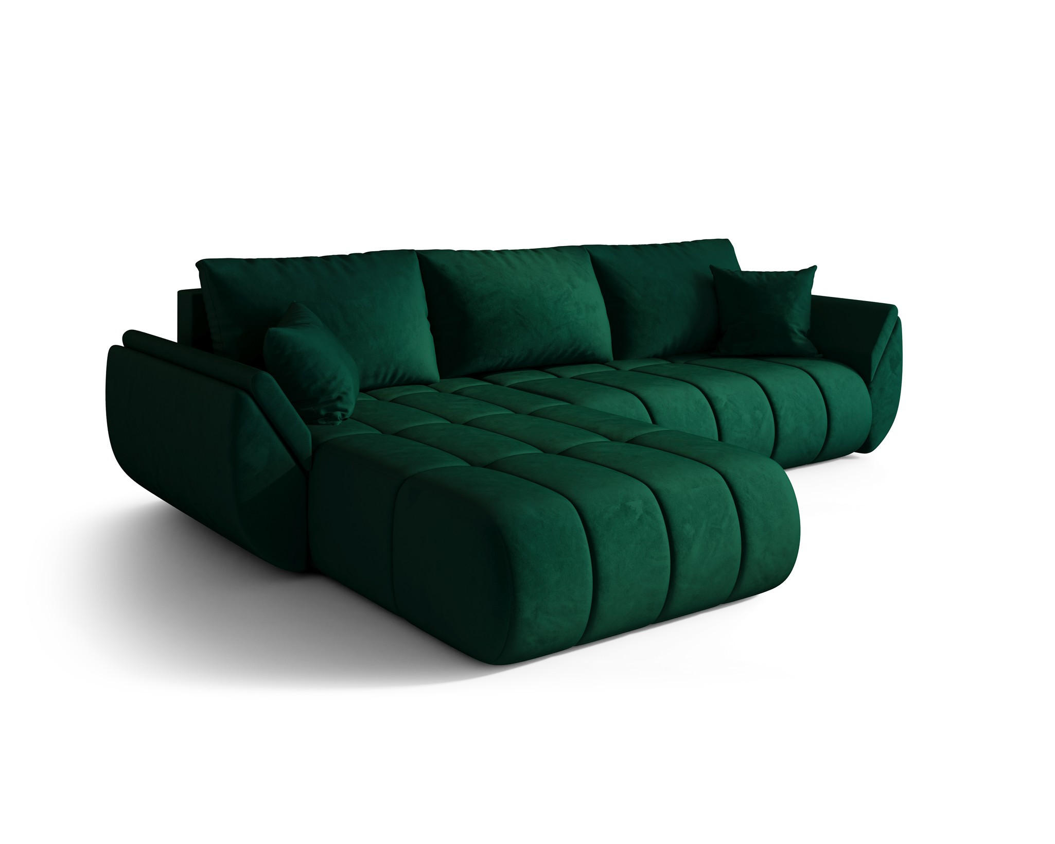 Fun Möbel Ecksofa Grün 280x175 cm