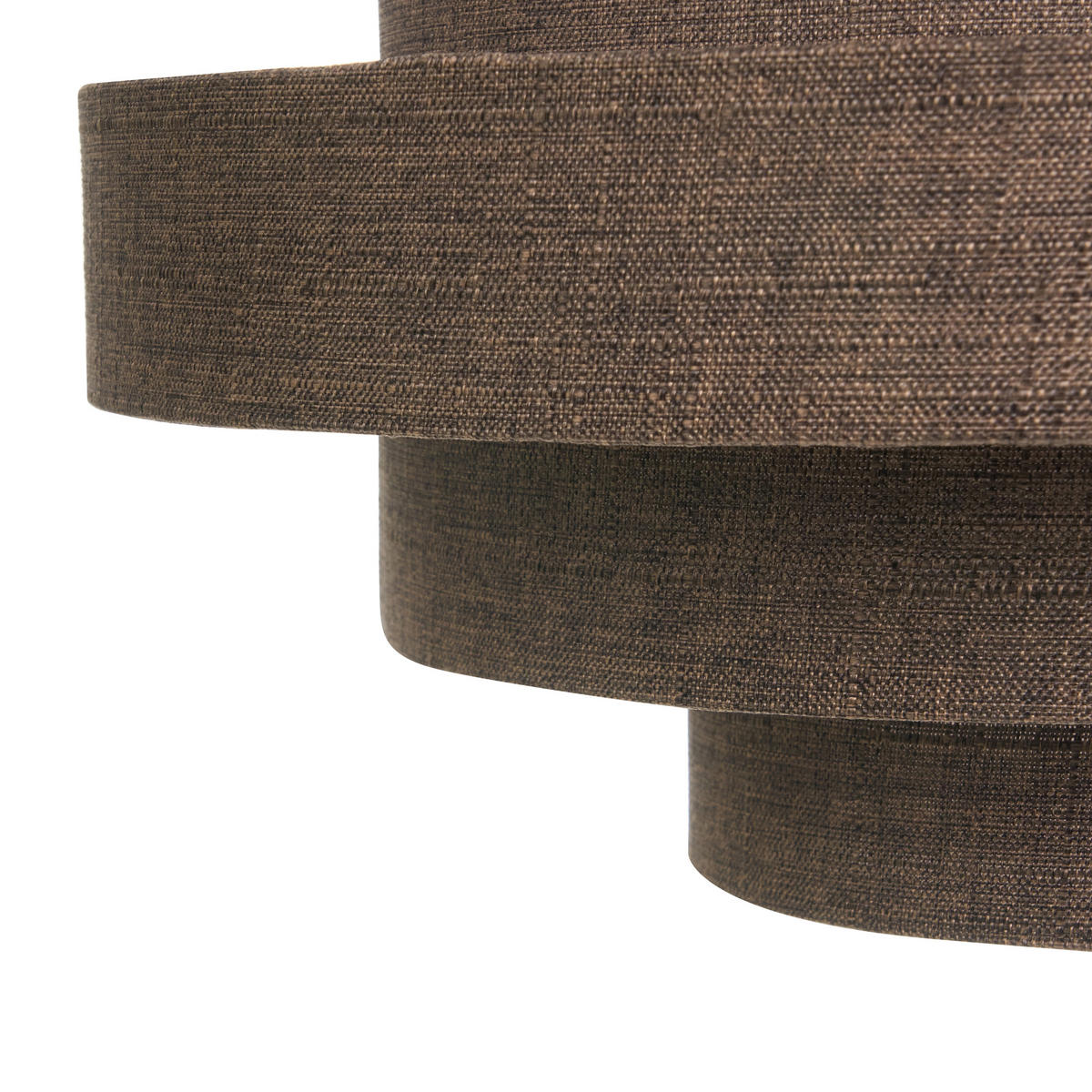 ZÁVĚSNÉ SVÍTIDLO Hnědé Erebato - hnědá, textil (40/40/80cm) - Beliani
