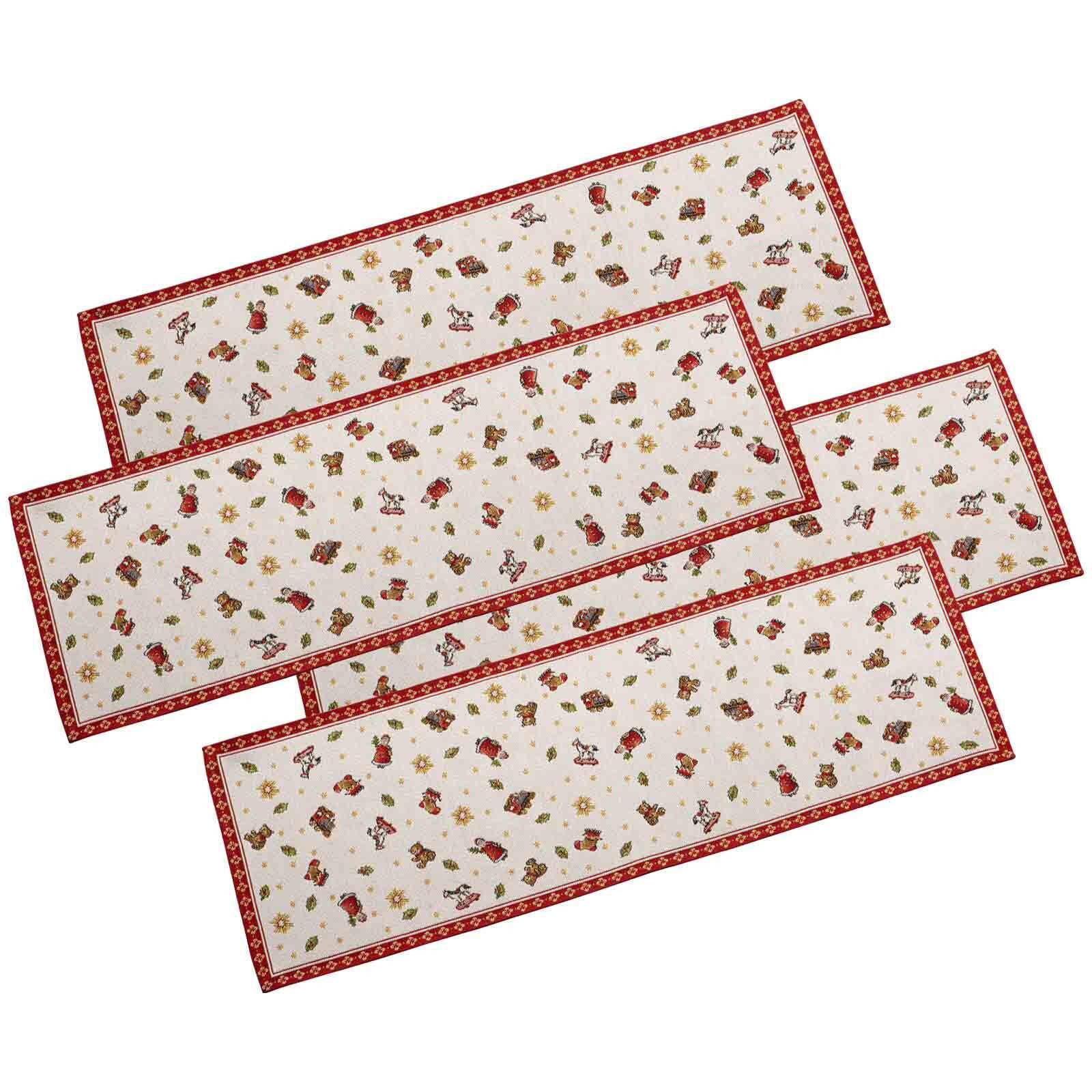 LÄUFER L Toy's Delight Gobelin bunt 96 x 32 x 0,2 cm 4er Set - Multicolor, Textil (32/1/96cm) - Villeroy & Boch