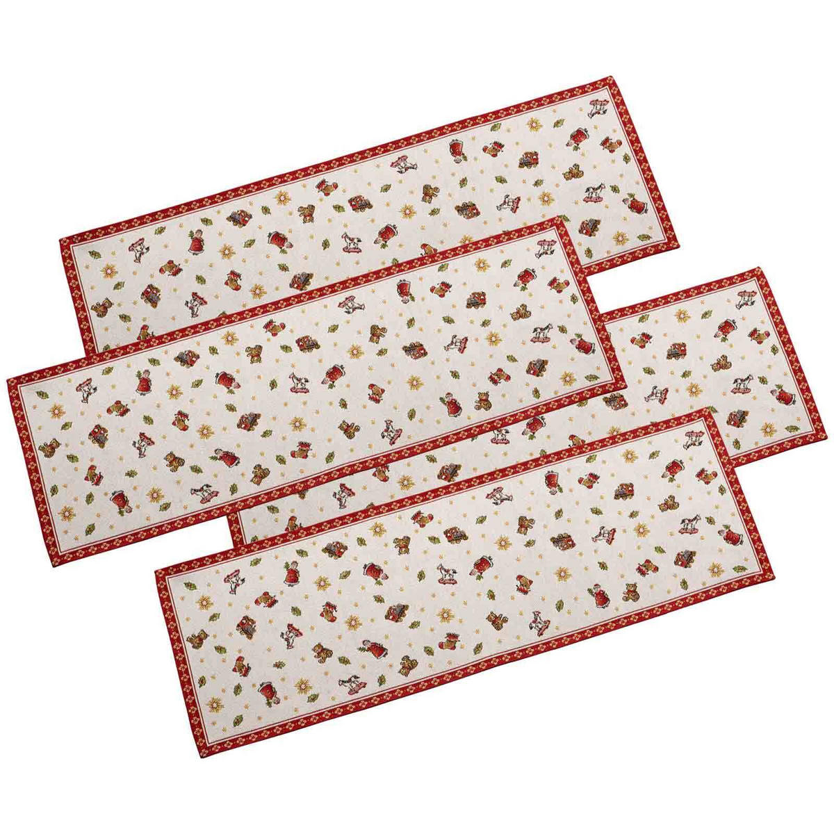 LÄUFER L Toy's Delight Gobelin bunt 96 x 32 x 0,2 cm 4er Set - Multicolor, Textil (32/1/96cm) - Villeroy & Boch