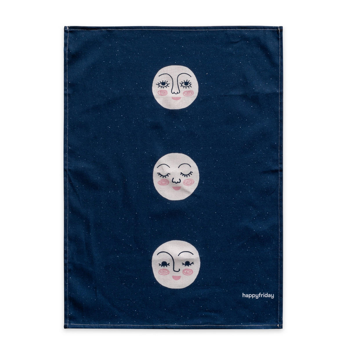 GESCHIRRTUCH (2 tlg) moon 70x50 cm mehrfarbig - Multicolor, Textil (70/50cm) - Happy Friday