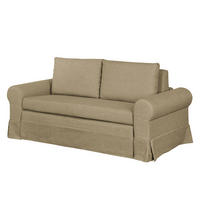 SCHLAFSOFA mit Husse - Beige, Textil (185/90/90cm) - home24