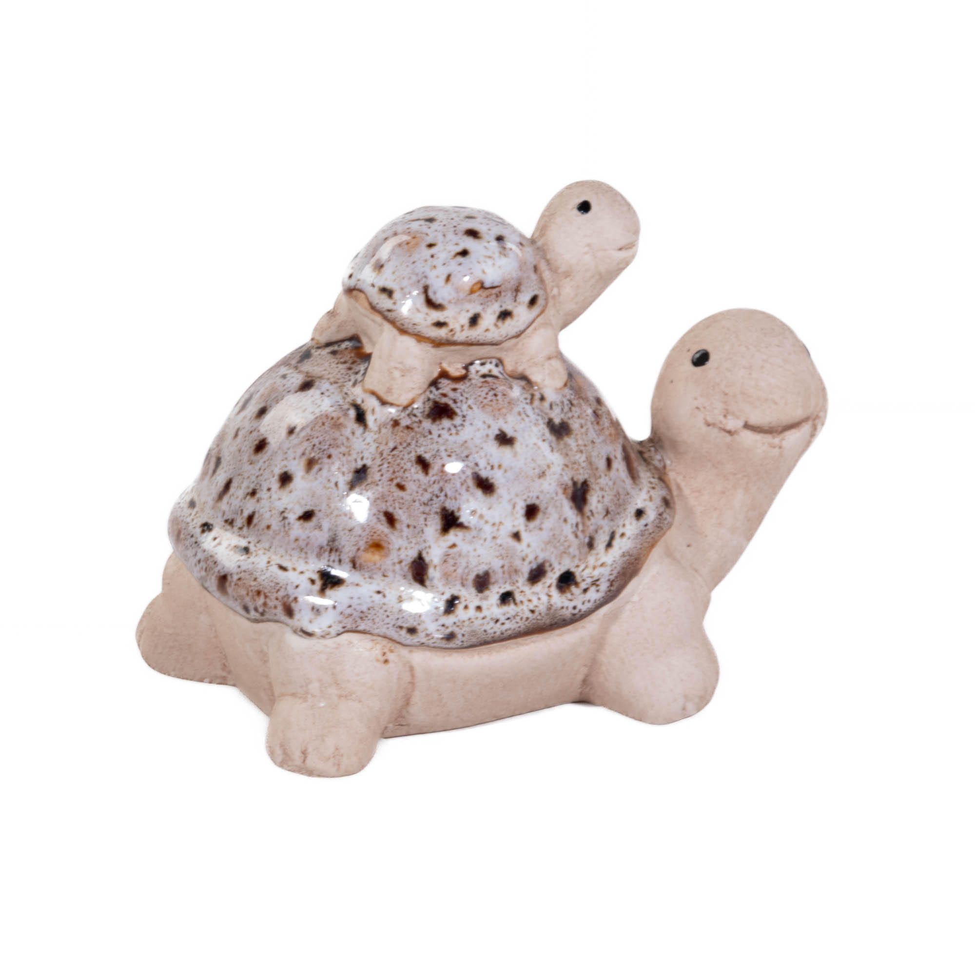 GARTENDEKO Schildkrötenfigur 10/11 cm - Beige, Keramik (10/11/6.6cm)