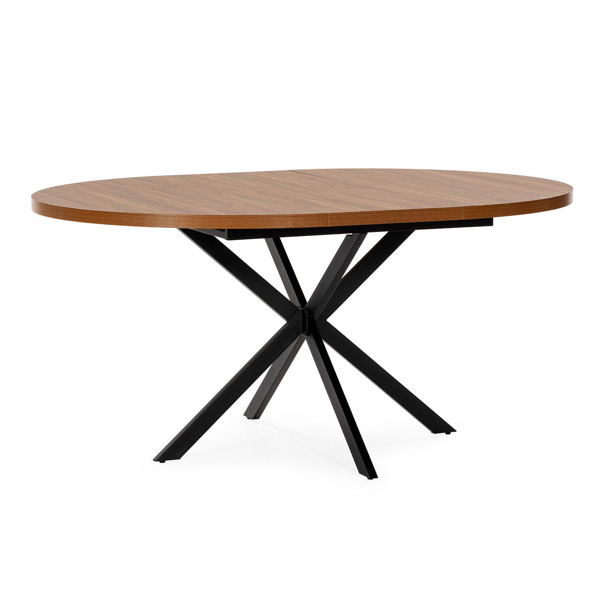 MASA DE MASA Murano aspect de nuc comun, 120-160 cm - culoare nucă, compozit lemnos (120/120/75cm) - VS Venta-stock