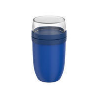 LUNCHPOT XL Ellipse Vivid Blue 750 ml + 300 ml - Dunkelblau, Kunststoff (10.7/20/10.7cm) - Mepal