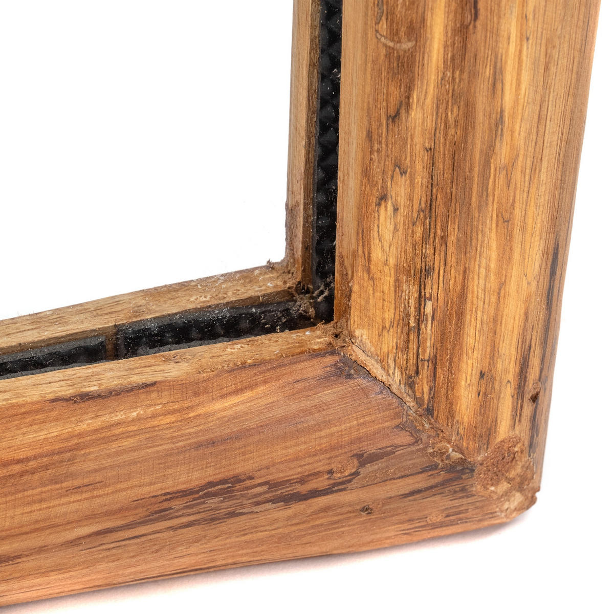 WANDSPIEGEL Base A 40x32cm, Massivholz naturfarben - Naturfarben, Holz (40/32/3cm) - CREEDWOOD