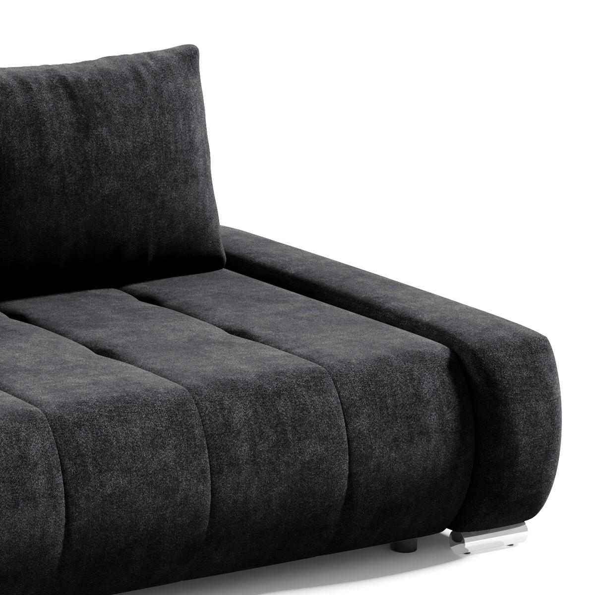 SCHLAFSOFA Jonas 3 Sitzplätze Grau - Dunkelgrau, Holzwerkstoff (240/85/110cm) - Petits-meubles