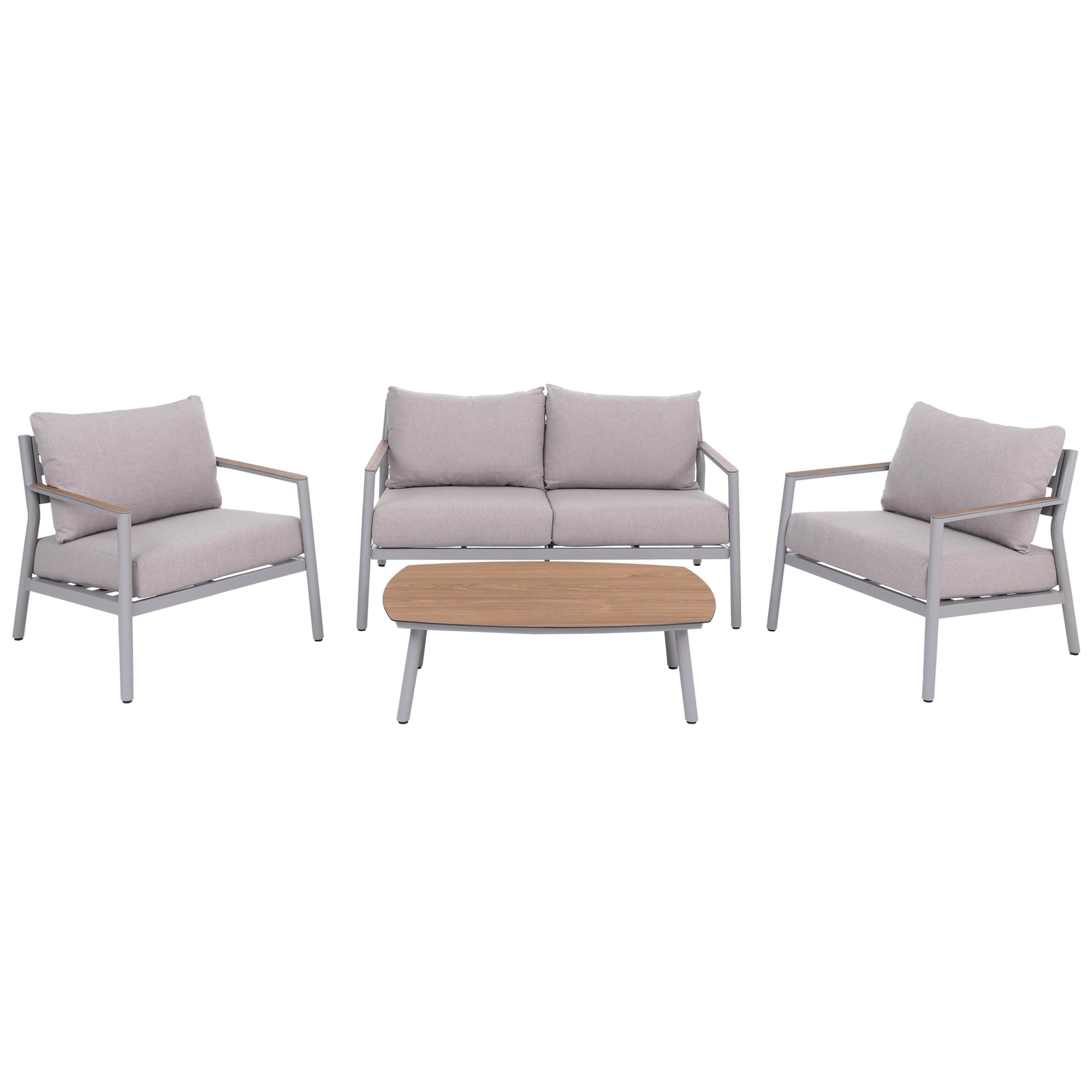 ZAHRADNÍ SADA AU Béžová - béžová, kov - MCW