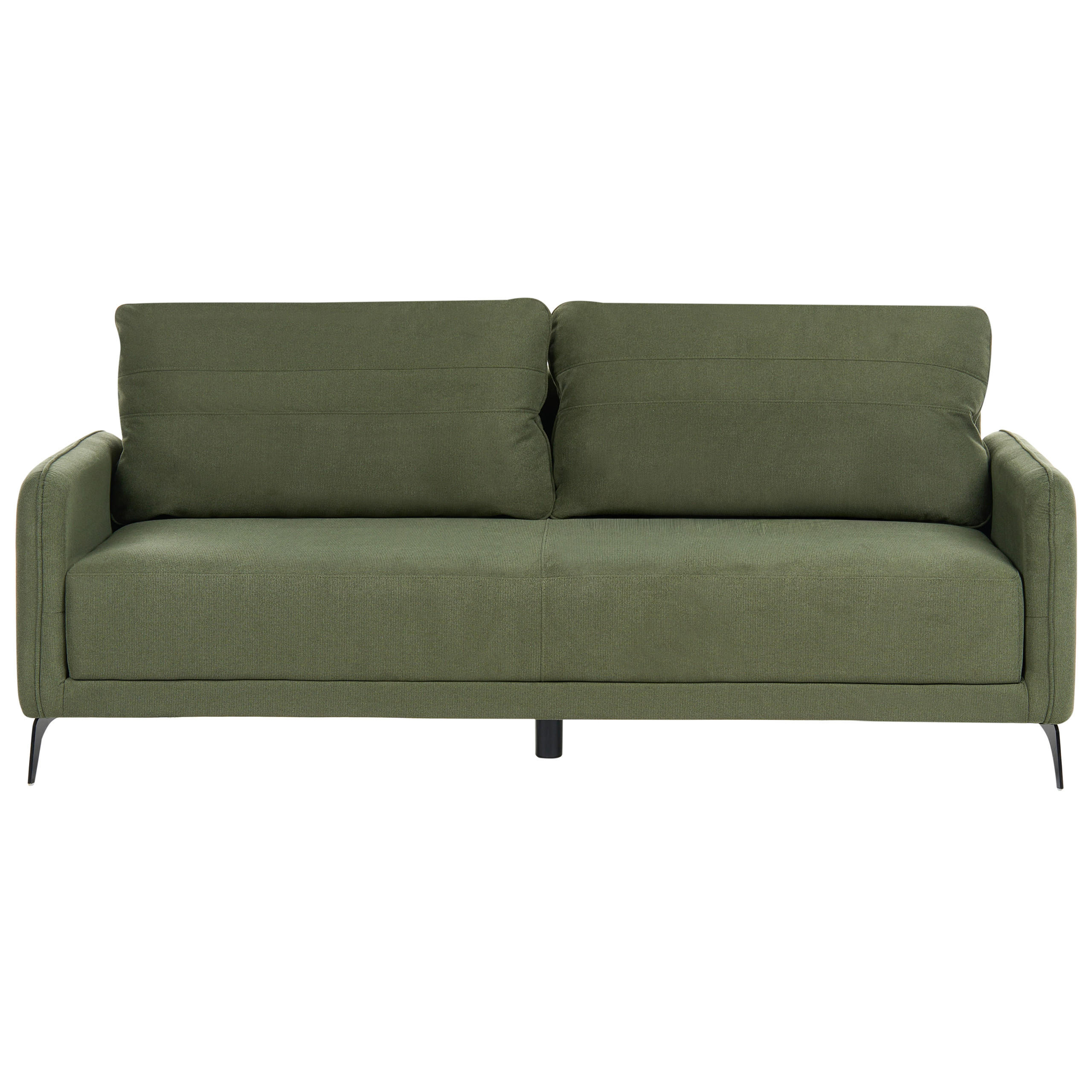 Beliani Schlafsofa Grün 200x88x90 cm