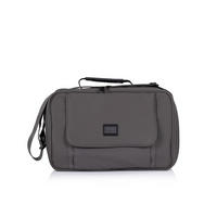 WICKELTASCHE CHBAG026 grau großes Hauptfach, Vordertasche, Unisex-Design, viel Stauraum - Grau, Textil (40/27/8cm) - Chipolino
