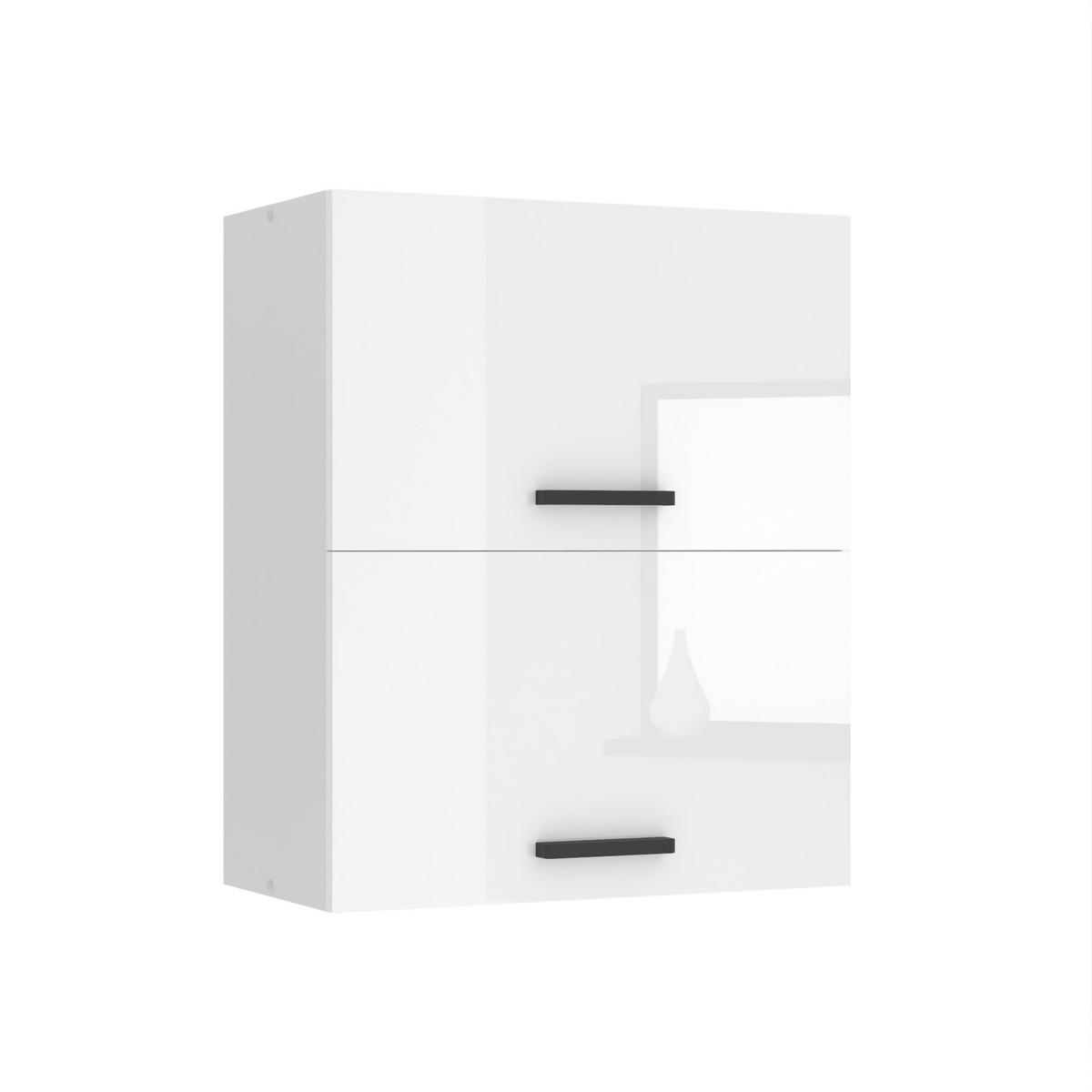HÄNGESCHRANK SGP2 60 cm, mit 2 Türen, Weiß Hochglanz - Weiß, Holz (60/72/29.6cm) - B BELINI GROUP