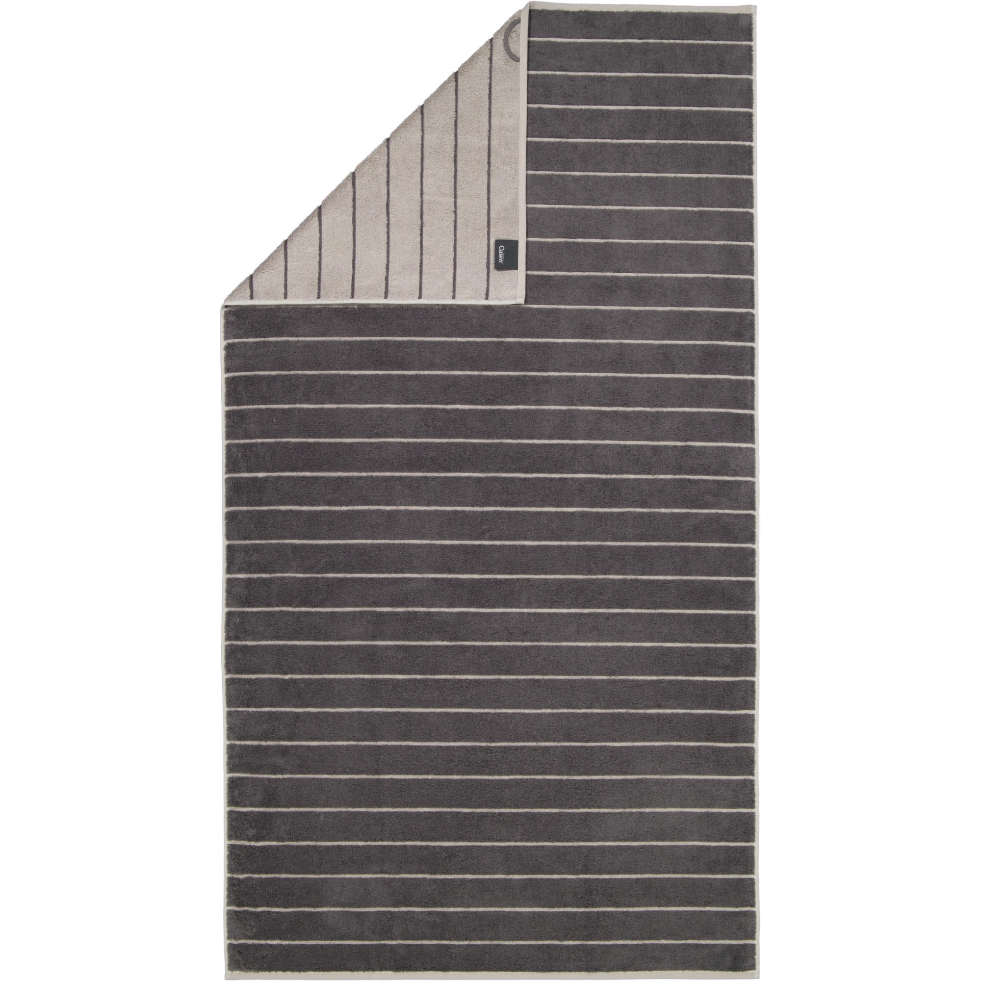 DUSCHTUCH BALANCE DOUBLEFACE 6232 ANTHRAZIT - 73 - Anthrazit, Textil (80/150cm) - Cawoe