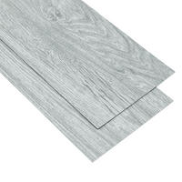 VINYLBODEN 5m²/36-TLG. selbstklebend PVC - Hellgrau, Kunststoff (0.2/91.5/15.2cm) - Livingandhome