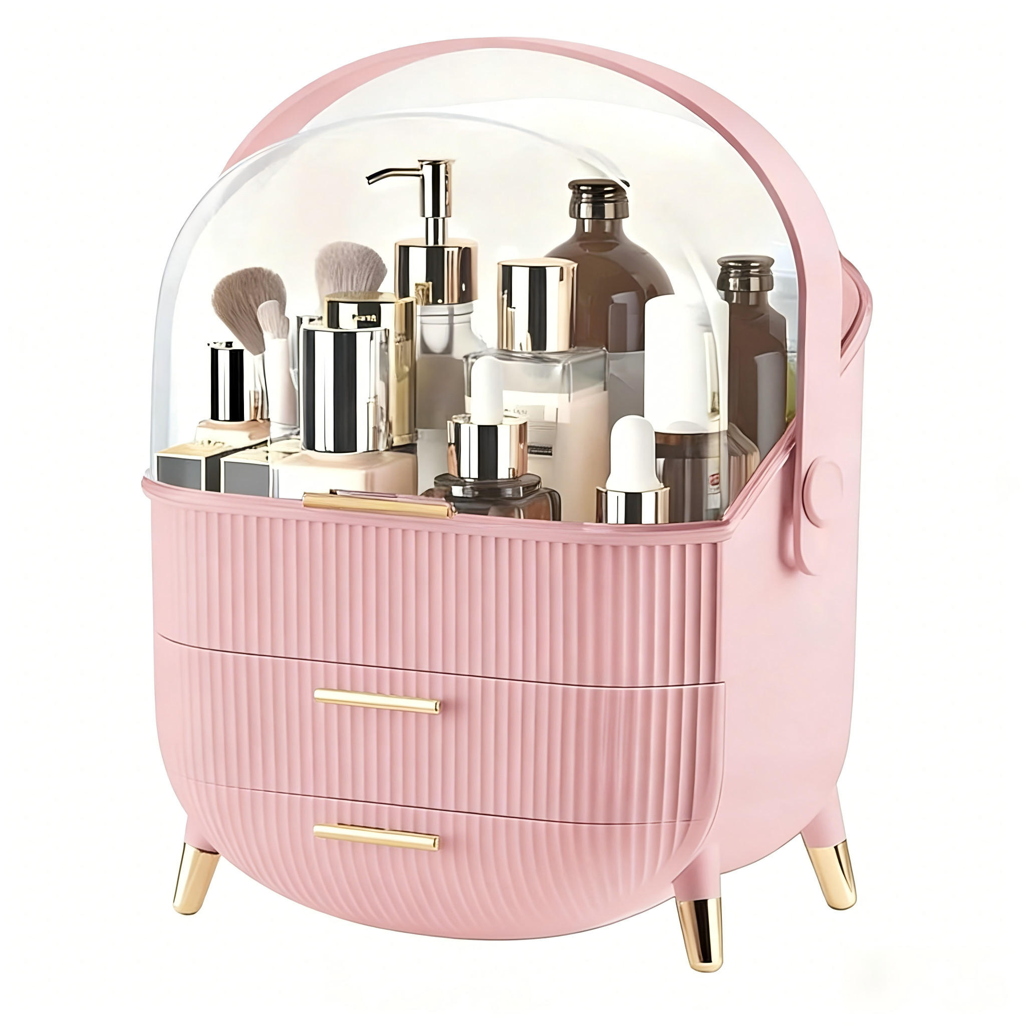 KOSMETIK ORGANIZER Zovia 29/19/38 cm - Pink, Kunststoff (19/38/29cm) - ZMH