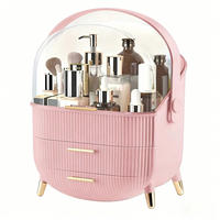 KOSMETIK ORGANIZER Zovia 29/19/38 cm - Pink, Kunststoff (19/38/29cm) - ZMH