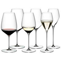 WEIN- UND SEKTGLÄSER Veloce transparent 6er Set - Transparent, Glas (0.001L) - Riedel