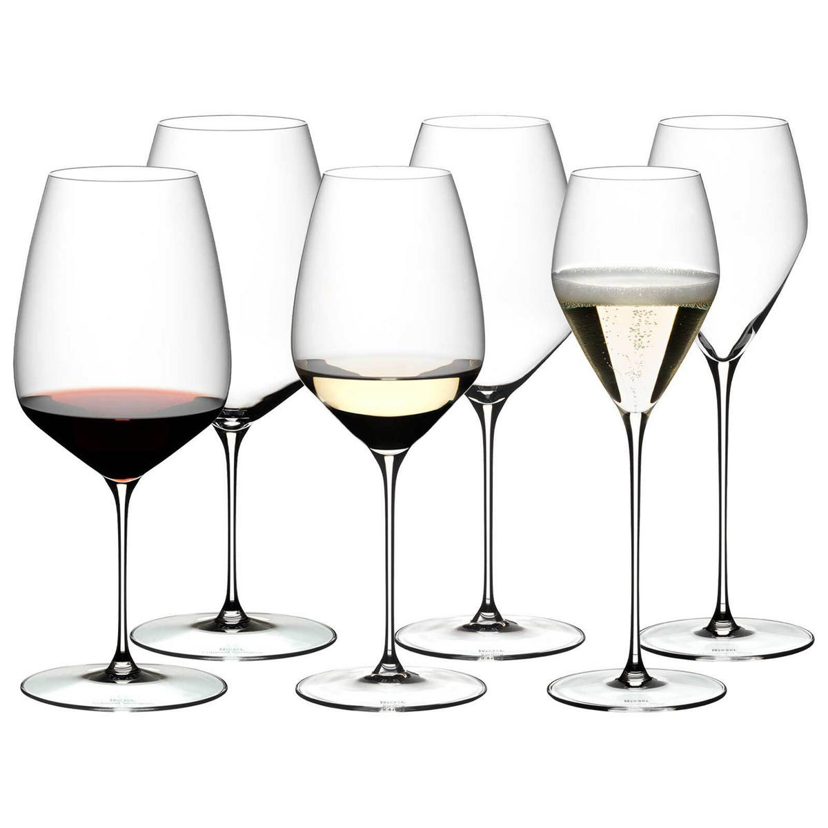 WEIN- UND SEKTGLÄSER Veloce transparent 6er Set - Transparent, Glas (0.001L) - Riedel