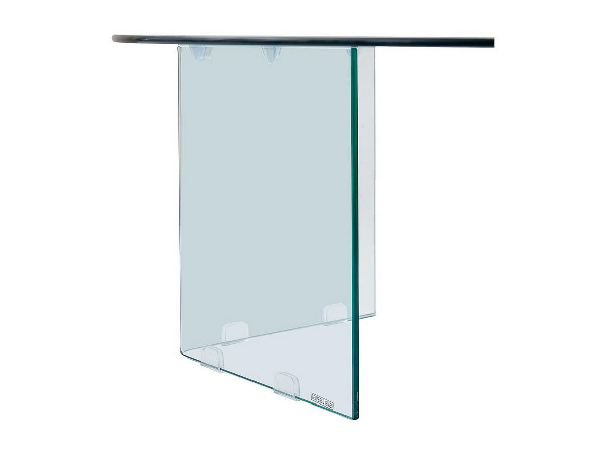 COUCHTISCH - Sicherheitsglas - ADAMO - Transparent, Glas (90/90/41cm) - Vente-Unique