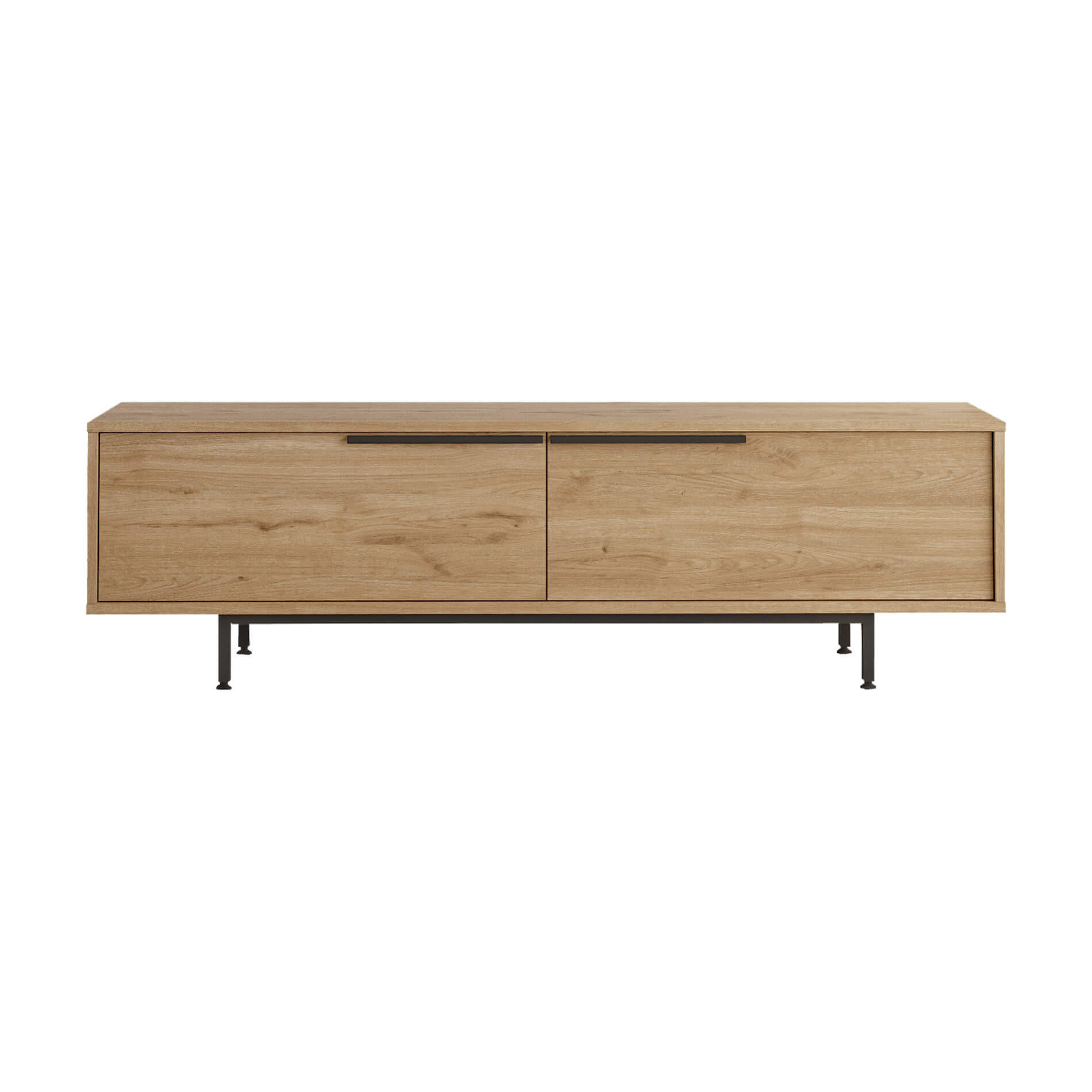 LOWBOARD Hellbraun 35,5/160/45 cm - Braun, Holzwerkstoff (160/45/35.5cm) - Mobili Rebecca