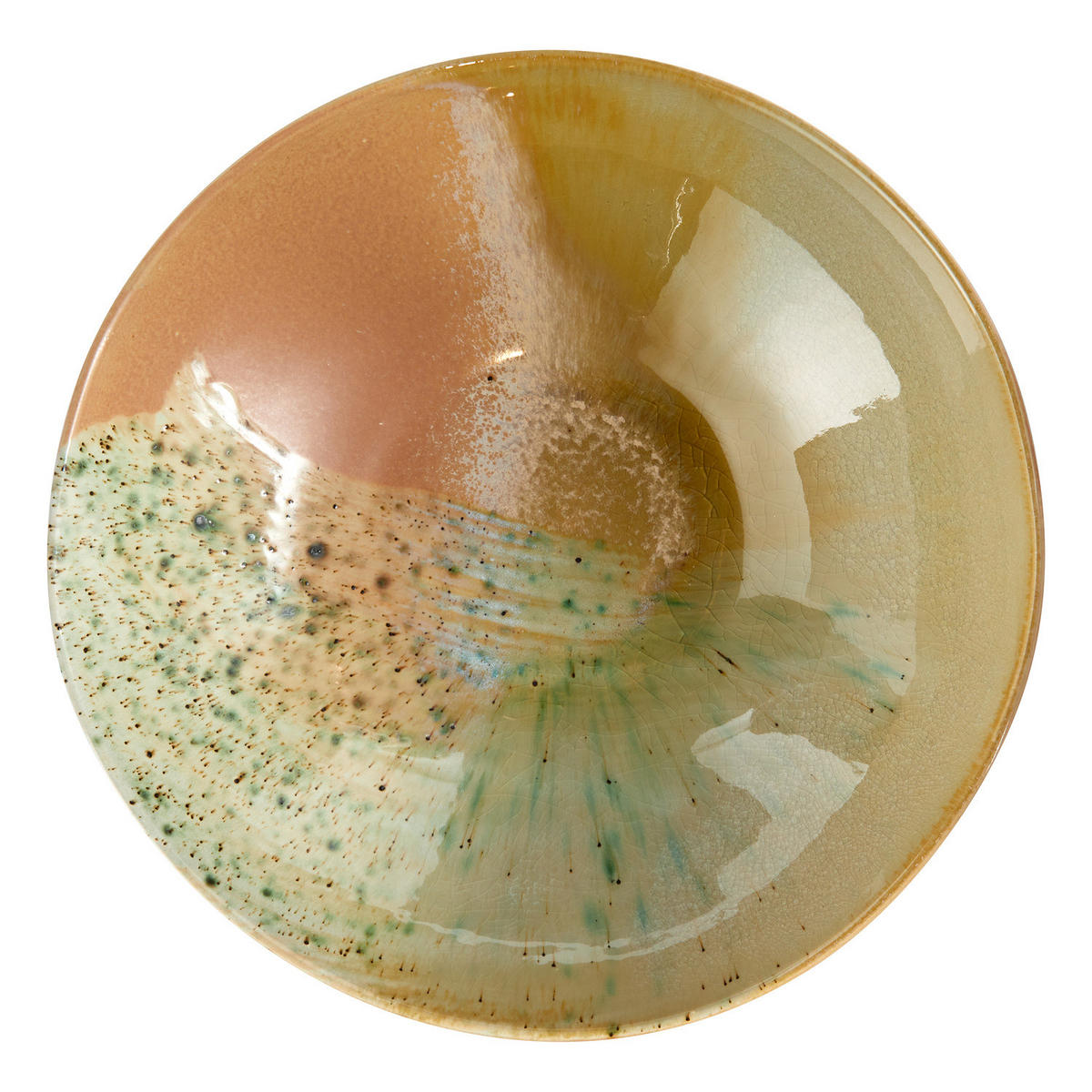 SALATSCHALE Sintra - Grün, Keramik (32/32/9cm) - Butlers