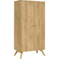 KLEIDERSCHRANK 2-TÜRIG NATURE - Eichefarben, Holzwerkstoff (101/208/58cm) - Vox Möbel
