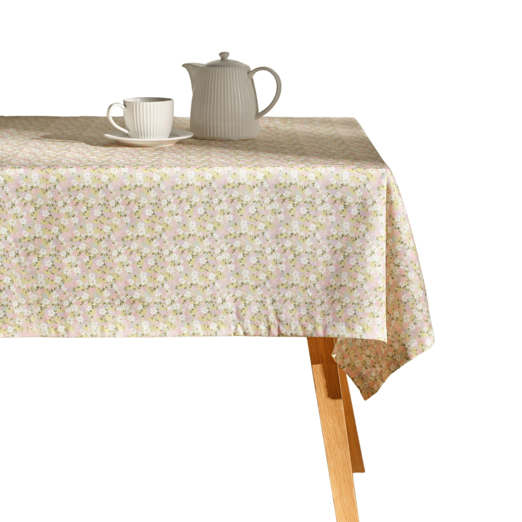 TISCHDECKE Florecio - Hellgrün, Textil (180/130/1cm) - home&you