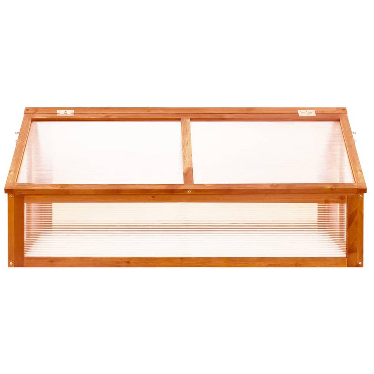 GEWÄCHSHAUS Braun 114/80/50 Cm Tannenholz - Braun, Holz (114/50/80cm) - vidaXL