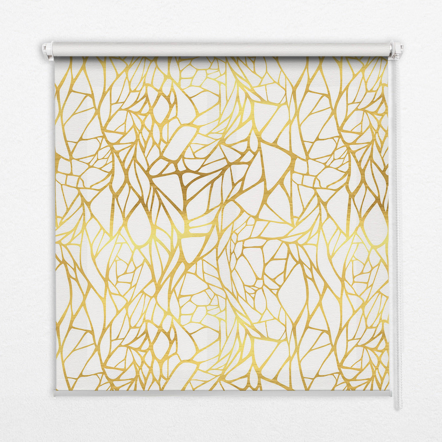 TULUP VNITŘNÍ roleta - okenní roleta - roleta - 120x140 cm - Žlutý vzor