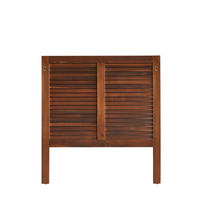 KOPFTEIL Loggia Braun aus Akazie - Braun, Holz (90/100/3cm) - Tikamoon