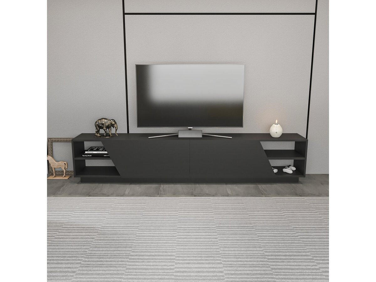 TV-MÖBEL Rhodes Anthrazit - Anthrazit, Holz (240/47/37cm) - Habitat Garten