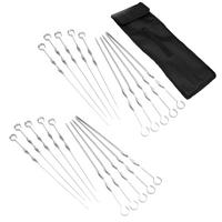 GRILLSPIESSE 20er-Set, silber, Edelstahl - Edelstahlfarben, Metall (1cm) - bremermann