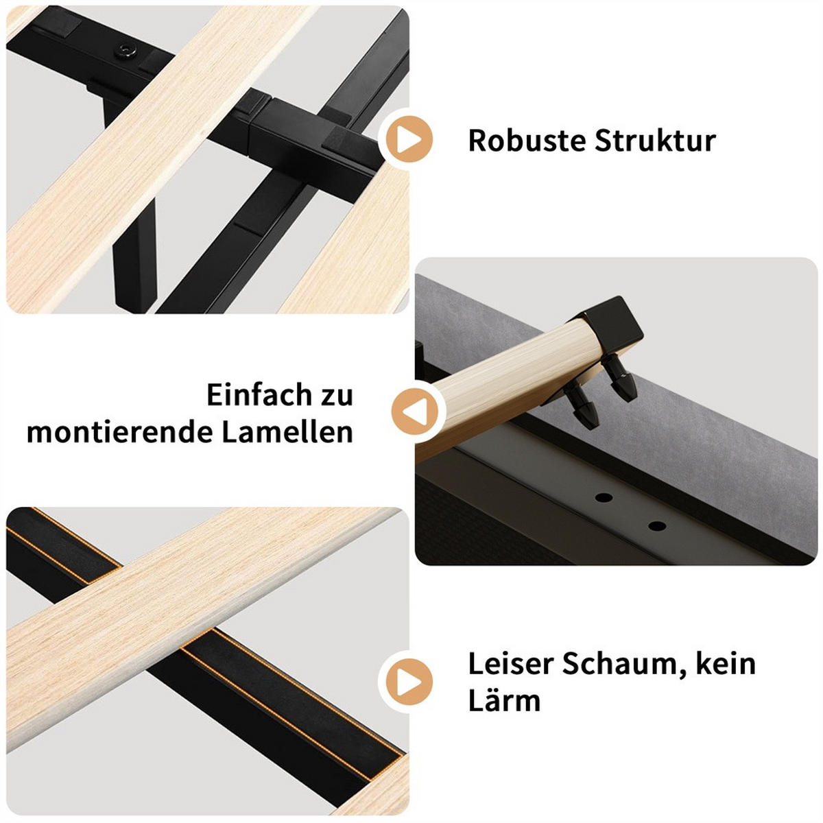 POLSTERBETT 160x200cm mit USB- & Type-C Ladeanschluss -Hydraulik-Stauraum und LED-Beleuchtung - Grau - Grau, Textil (160/200cm) - DELFA
