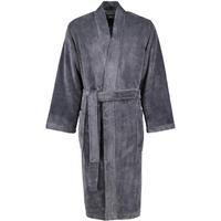 BADEMÄNTEL HERREN KIMONO 800 ANTHRAZIT - 71 - Grau, Textil (Snull) - Cawoe