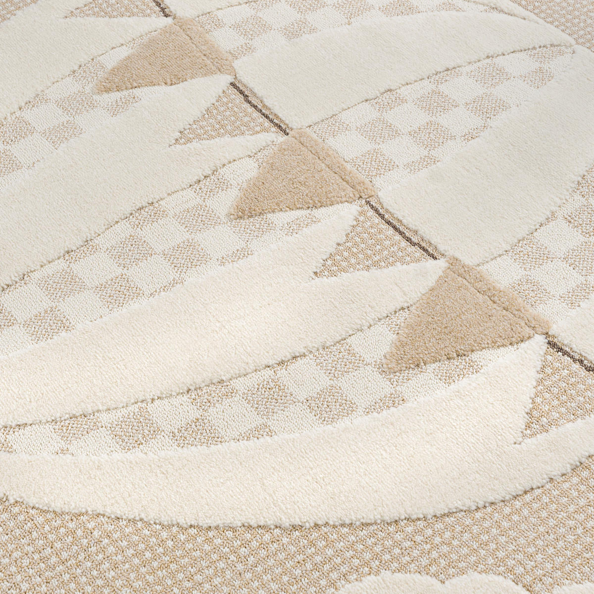 KINDERTEPPICH Beige Ballon - Mittelflor Rechteckig Weich 140 x 200 cm - Beige, Textil (140/200cm) - Mazovia