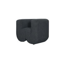 SESSEL NUA Schwarz 100x85x75 cm - Schwarz, Textil (100/75/85cm) - FURNLUX
