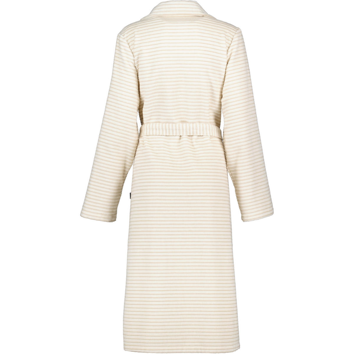 BADEMANTEL DAMEN REISSVERSCHLUSS ZIPPER 5317 BEIGE - 33 - Beige, Textil (Mnull) - Cawoe